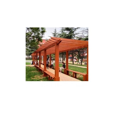 防腐木廊架